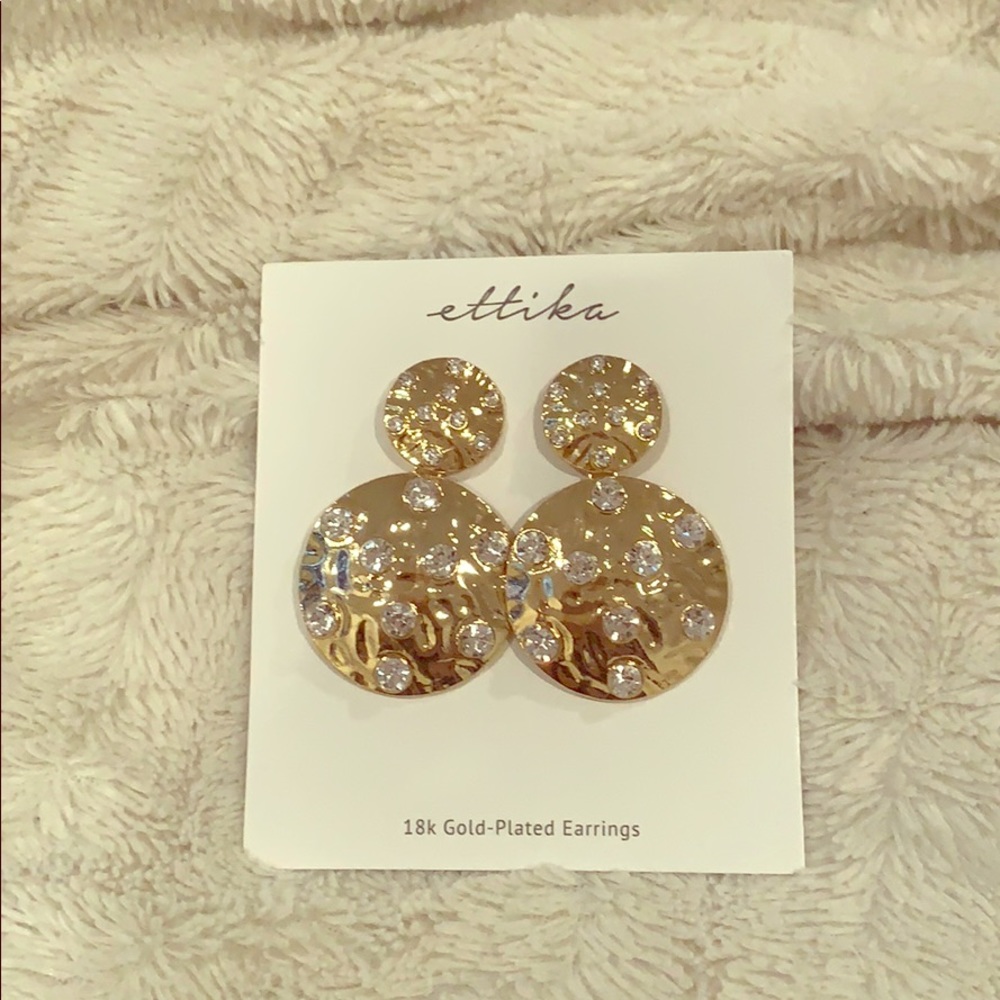 Ettika gold plated earrings!